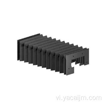 Máy CNC Chất lượng cao Accordion Cover CNC Bụi Vỏ hình trụ thủy lực Guide Guide Ninear Guide Rail accordion Bellow Bellow